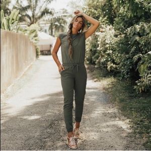 Albion fit Sage Green Jumpsuit
